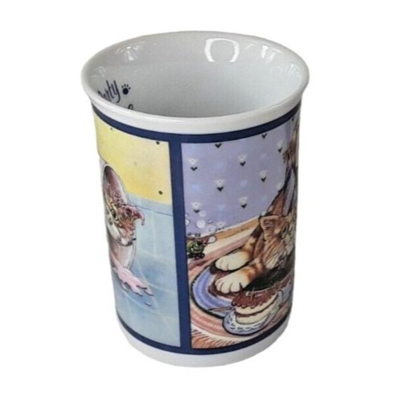 The Mouser and Party Time Danbury Mint Cat Mug Set by Gary Patterson - Picture 4 of 10